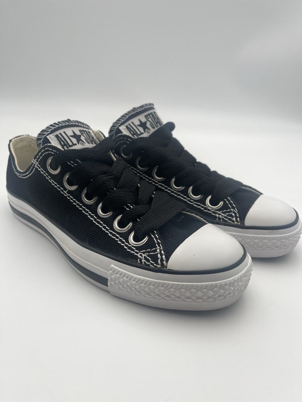 Converse Chuck Taylor All Star Black Low Mens 7 Womens 9 Sneakers Shoes